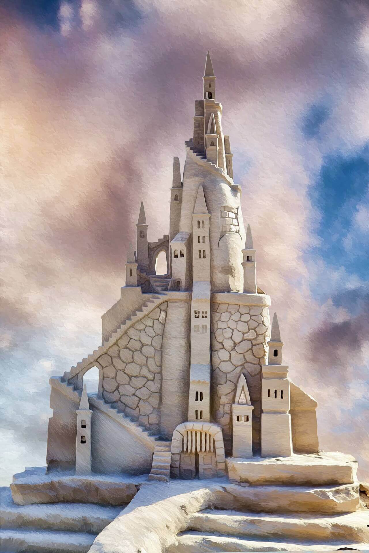 White Sandcastle